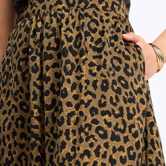 Vero Moda Leopard midi skirt with POCKETS :) - Picture 5 of 5